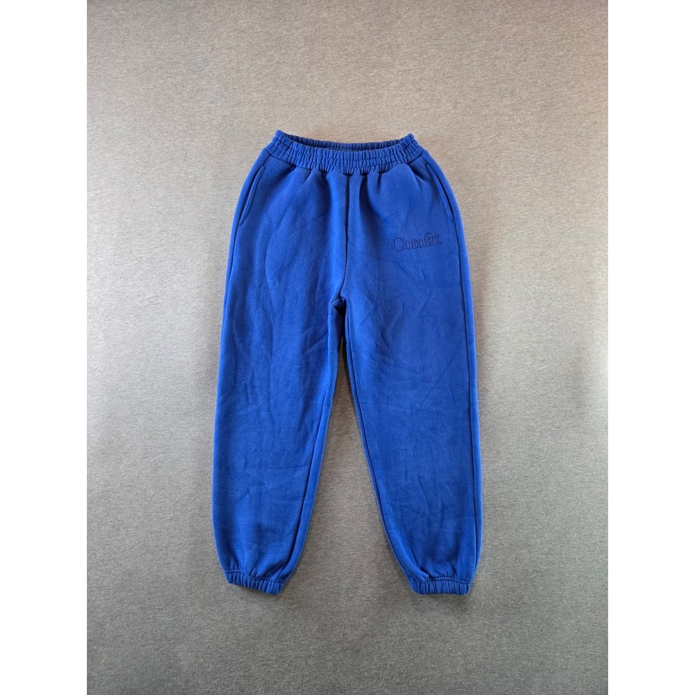 Comfrt Sweatpants‎ Kids Large Blue Oversized Laid Back Joggers Stretch Casual